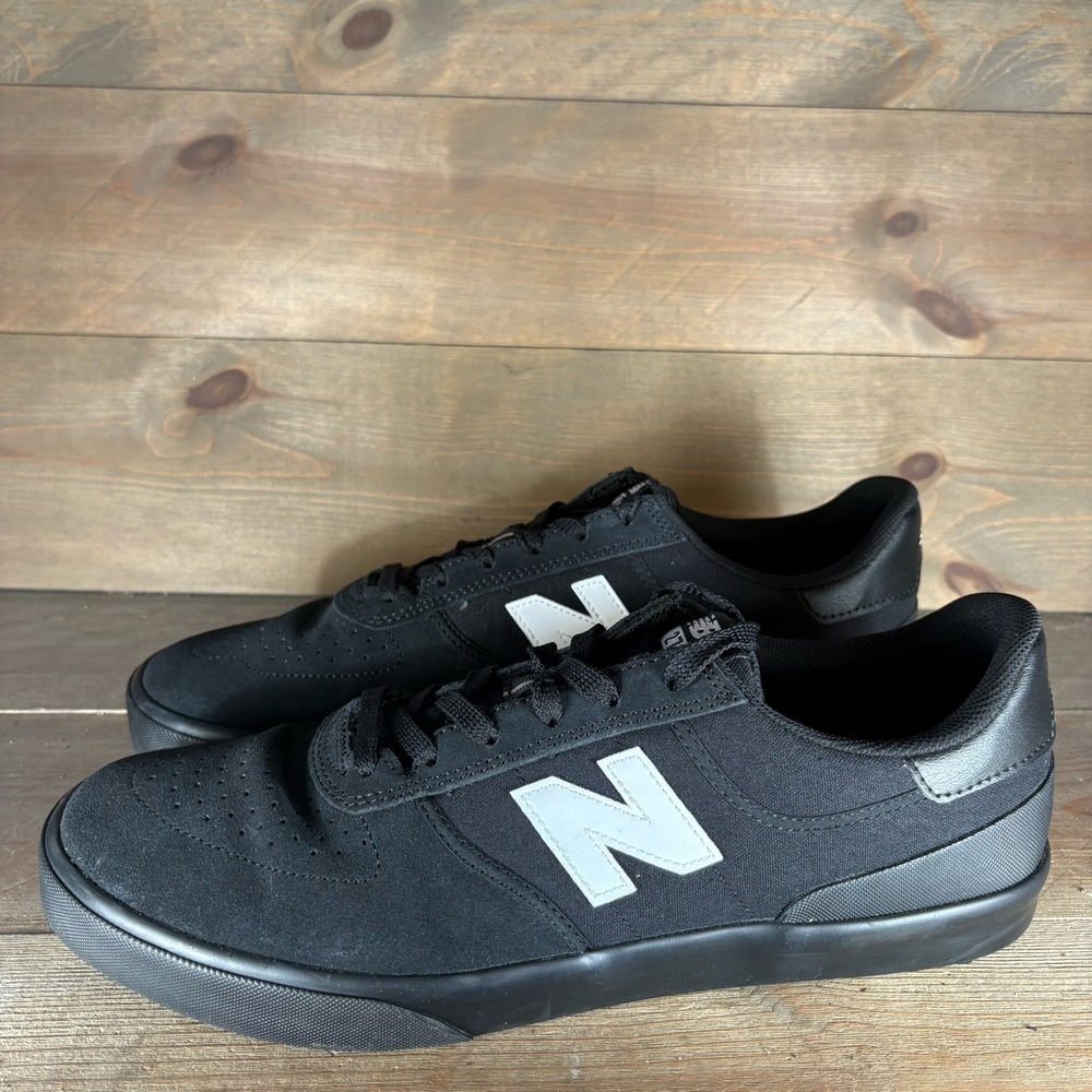 new balance numeric 272 mens size 14 shoes black athletic skate sneakers